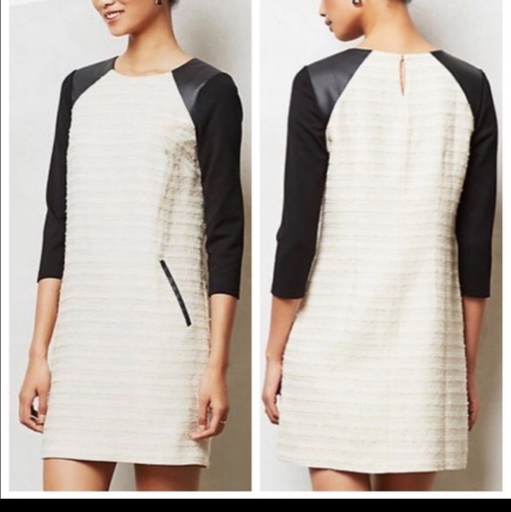 Moulinette soeurs Anthropologie- Tweed Shift Dress